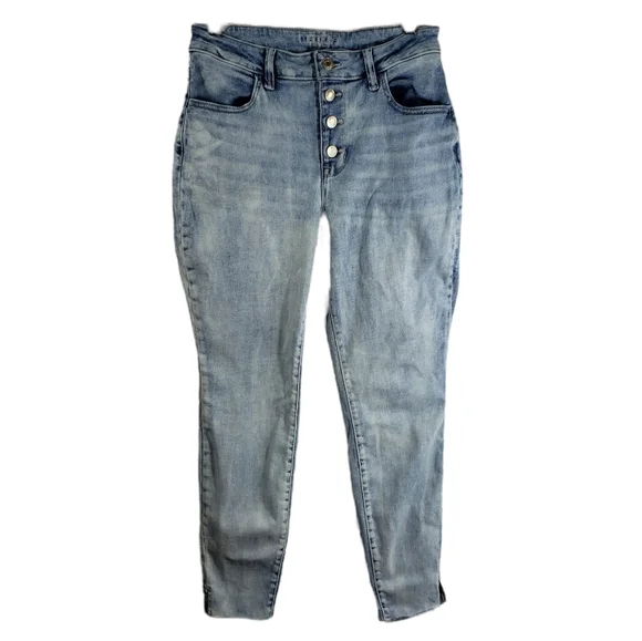 Maurice’s Womens Size M Ultra High Rise Button Fly Stretch Jeans - Picture 1 of 7
